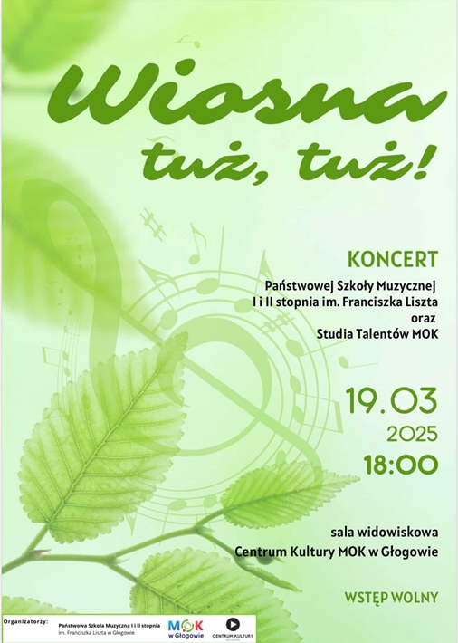 Grafika do artykułu: WIOSNA TUŻ, TUŻ - koncert